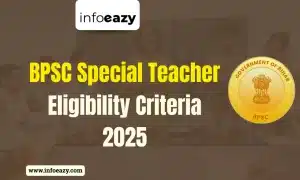 BPSC Special Teacher Eligibility Criteria 2025