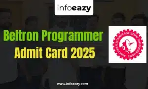 Beltron Programmer Admit Card 2025