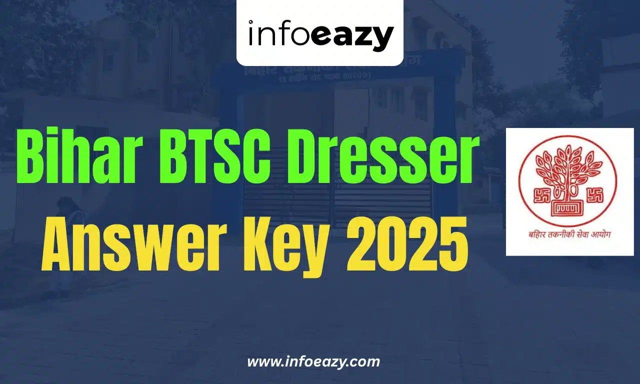 Bihar BTSC Dresser Answer Key 2025