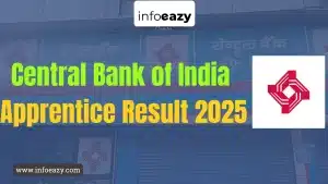 Central Bank of India Apprentice Result 2025