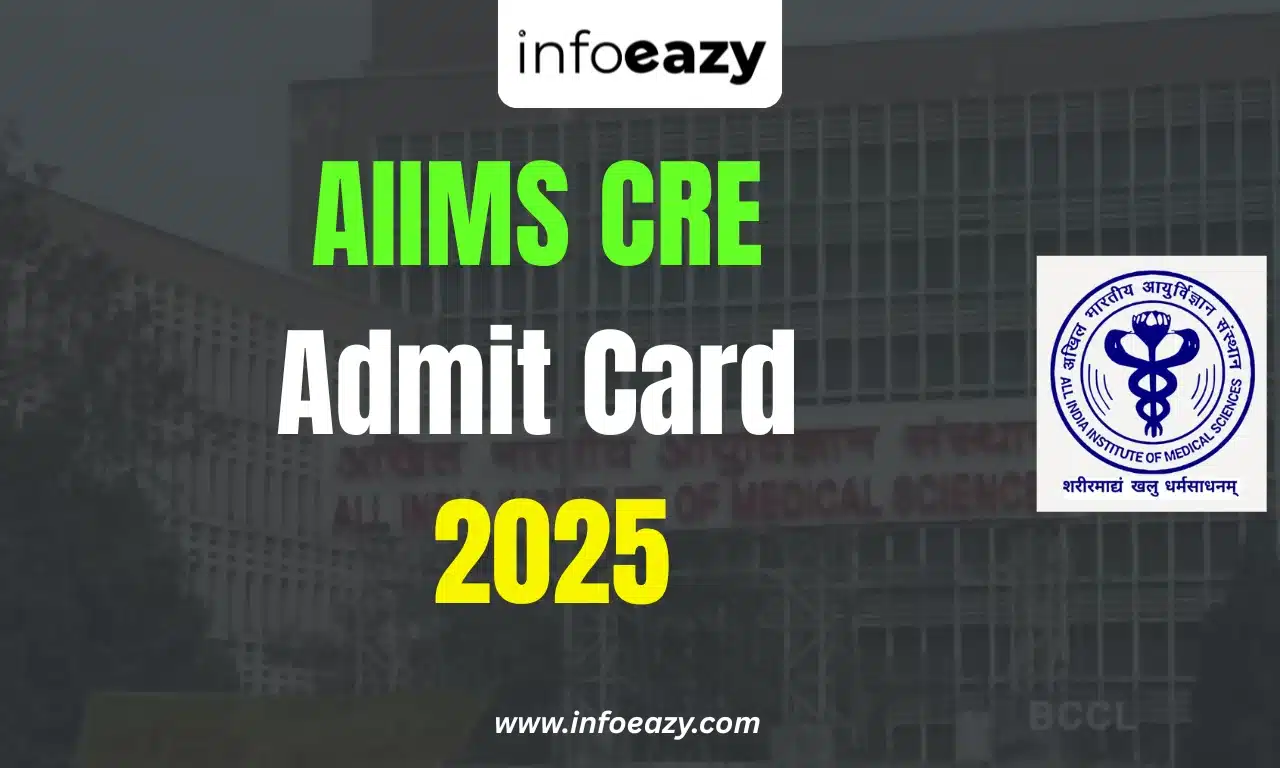 AIIMS CRE Admit Card 2025