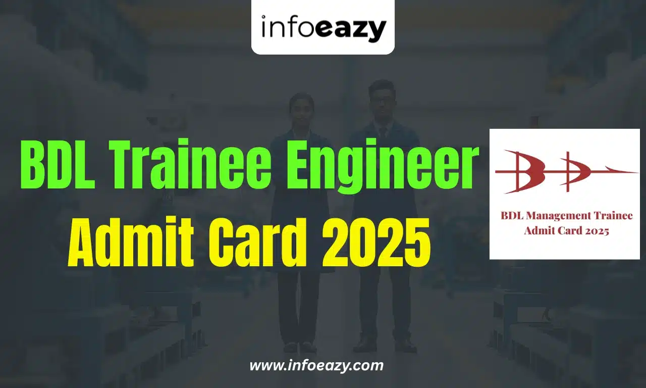 BDL Trainee Engineer Admit Card 2025