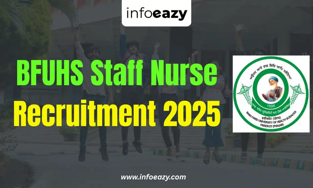 BFUHS Staff Nurse Recruitment 2025