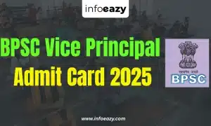 BPSC Vice Principal Admit Card 2025