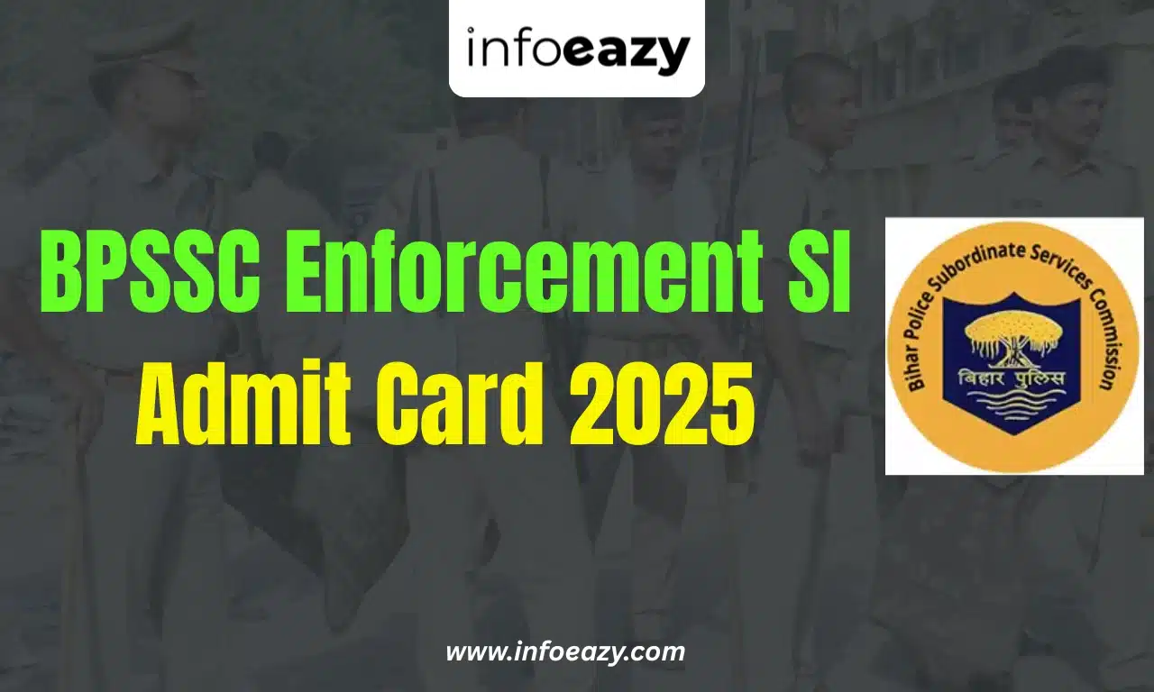 BPSSC Enforcement SI Admit Card 2025
