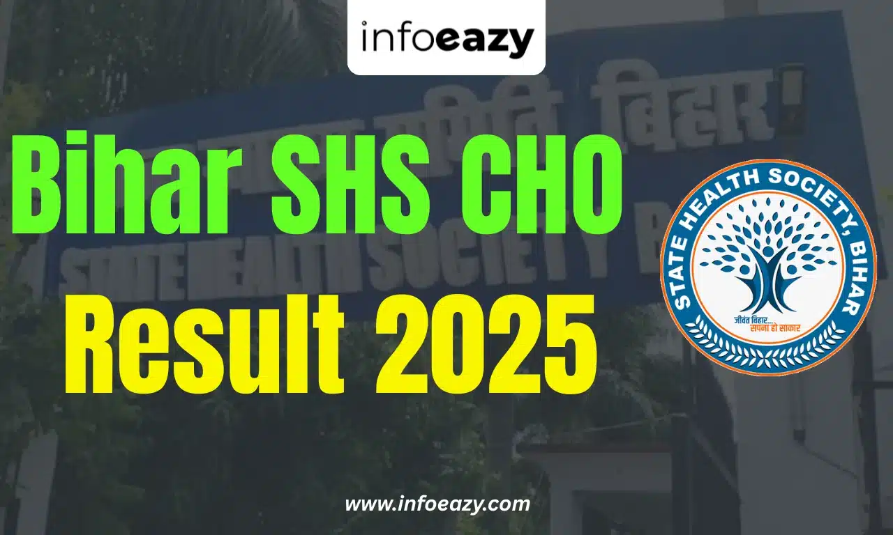 Bihar SHS CHO Result 2025