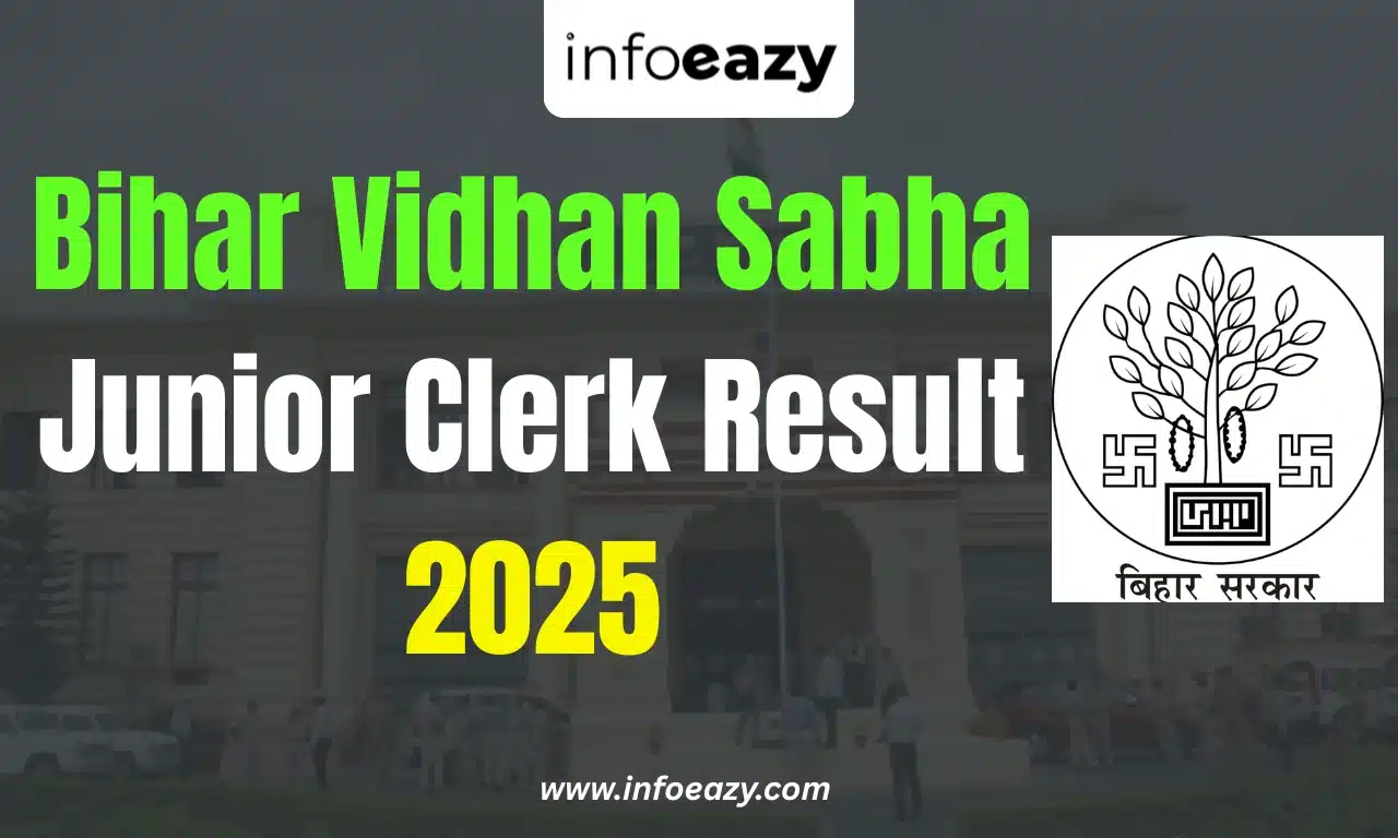 Bihar Vidhan Sabha Junior Clerk Result 2025