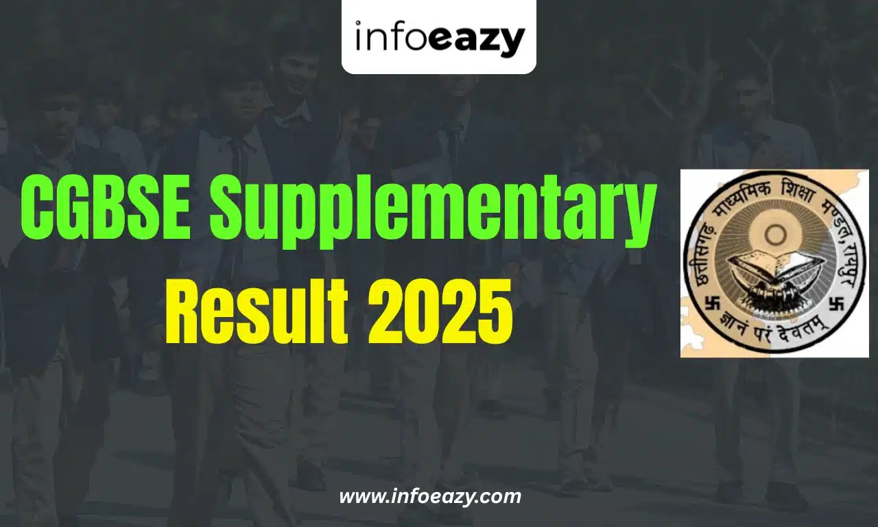 CGBSE Supplementary Result 2025