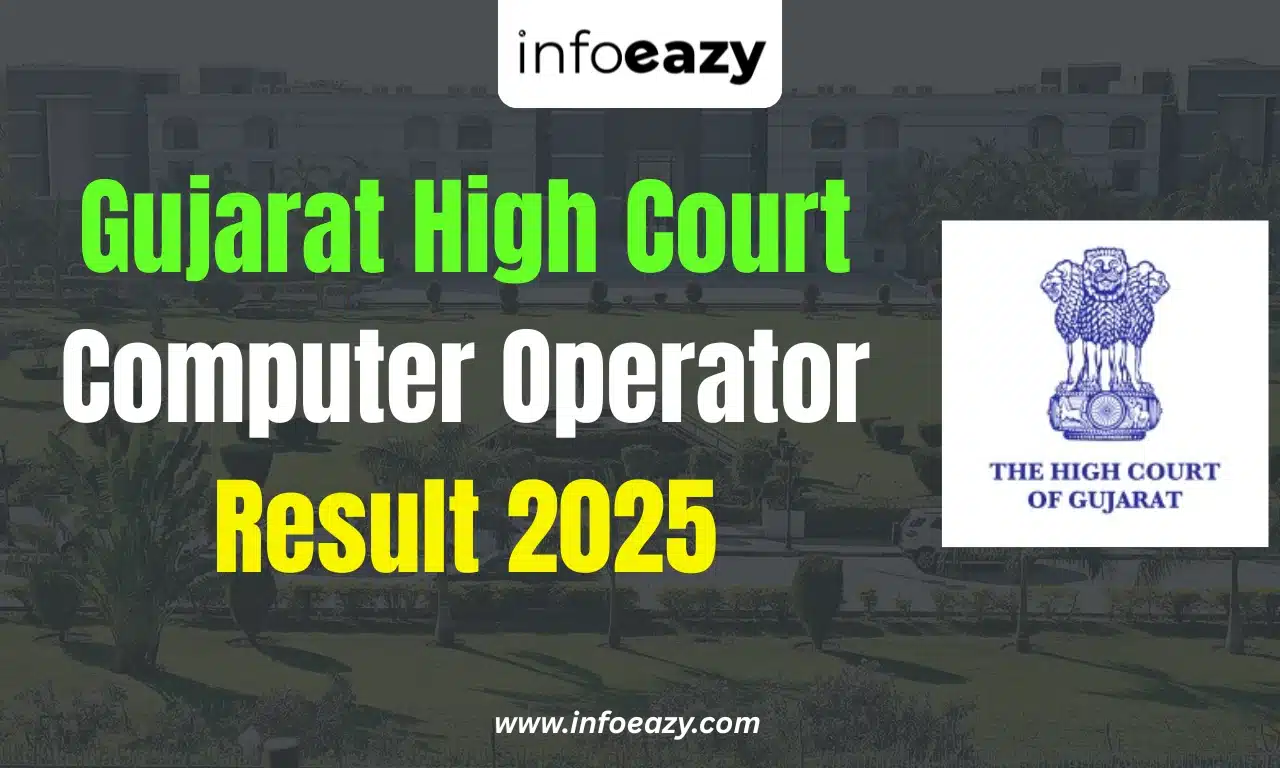 Gujarat High Court Computer Operator Result 2025