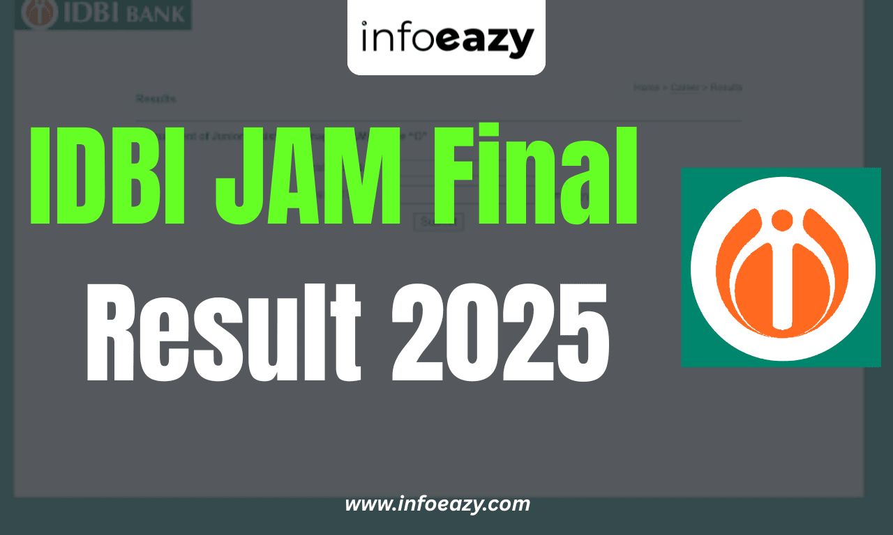 IDBI JAM Final Result 2025