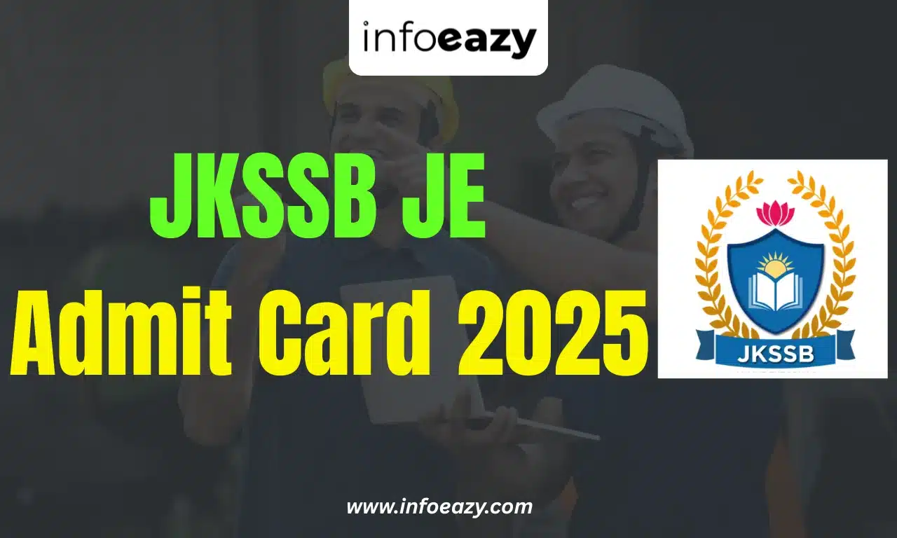 JKSSB JE Admit Card 2025