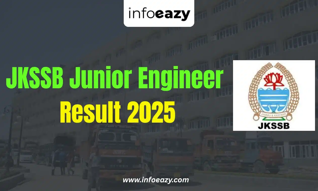 JKSSB Junior Engineer Result 2025