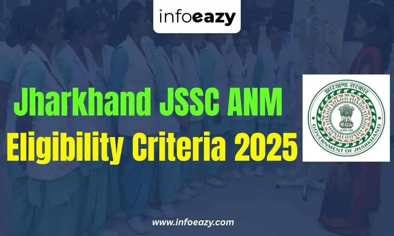 Jharkhand JSSC ANM Eligibility Criteria 2025