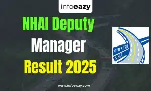 NHAI Deputy Manager Result 2025