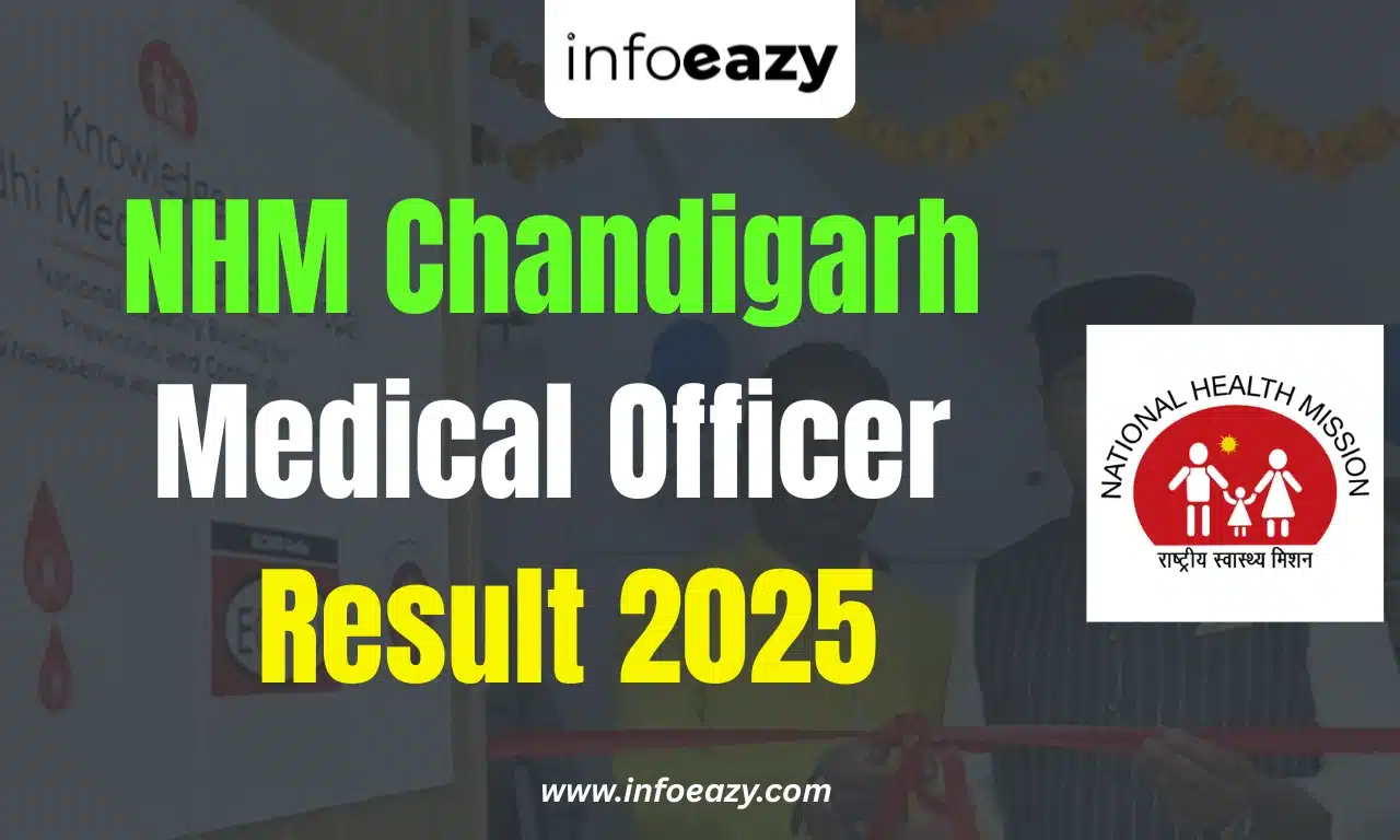 NHM Chandigarh Medical Officer Result 2025