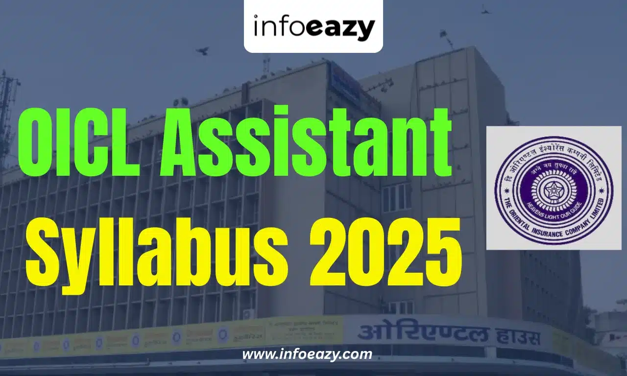 OICL Assistant Syllabus 2025
