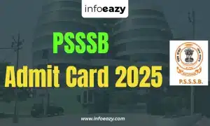 PSSSB Admit Card 2025