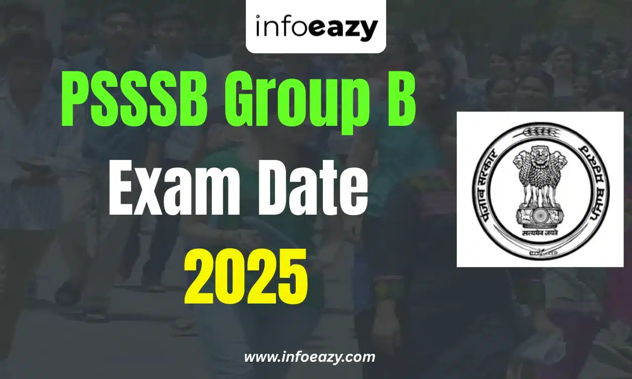 PSSSB Group B Exam Date 2025