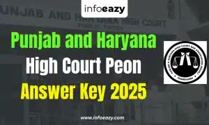 Punjab and Haryana High Court Peon Answer Key 2025