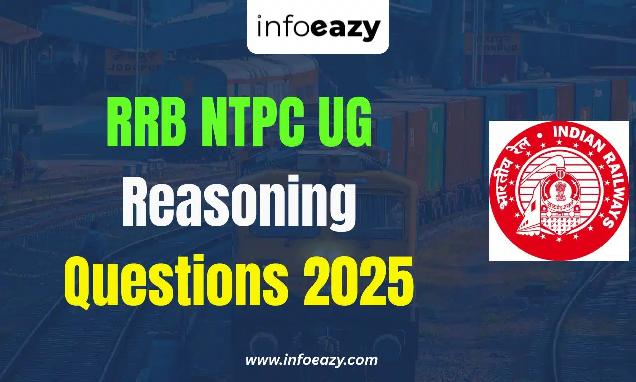 RRB NTPC UG Reasoning Questions 2025