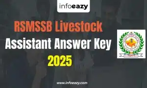 RSMSSB Livestock Assistant Answer Key 2025