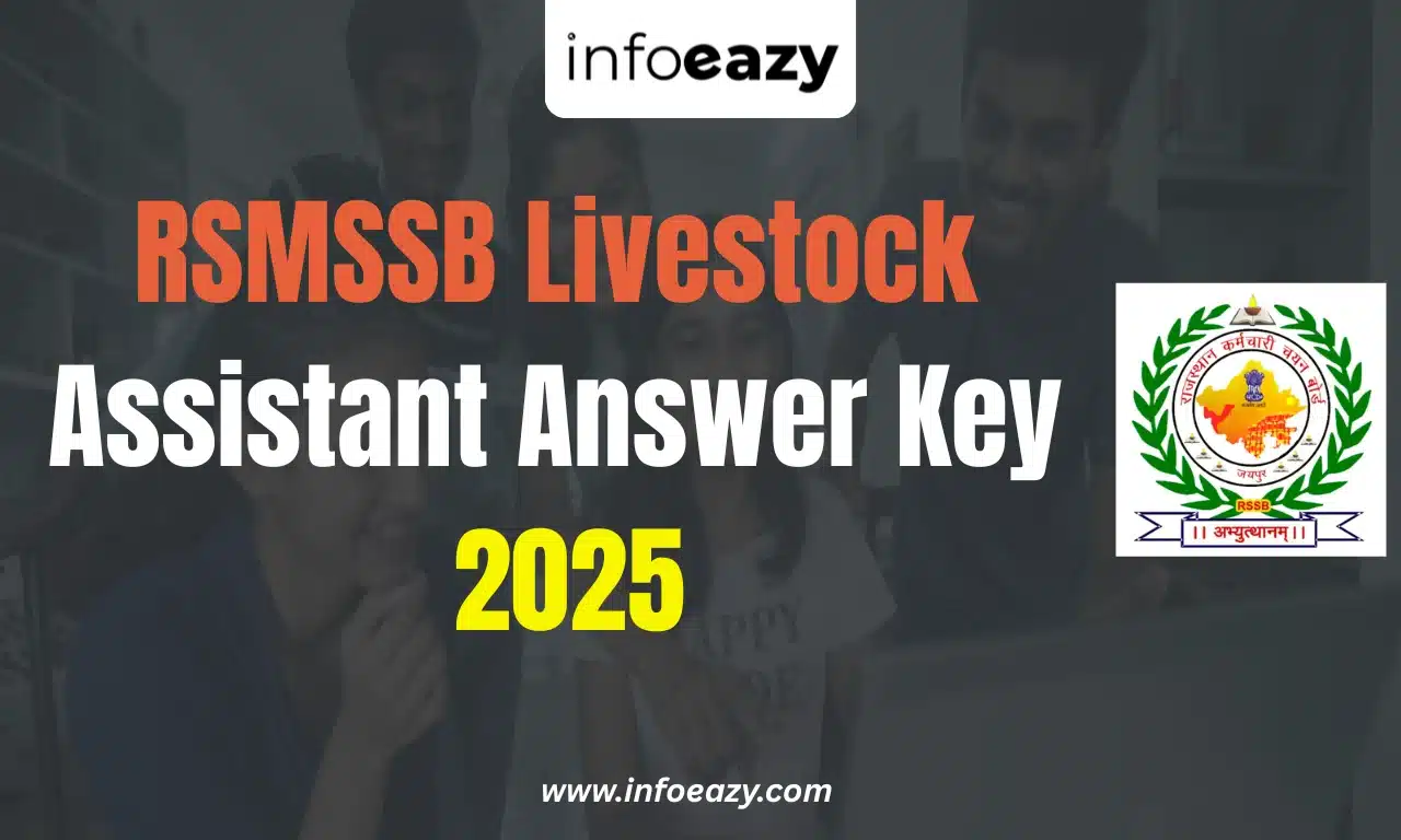 RSMSSB Livestock Assistant Answer Key 2025