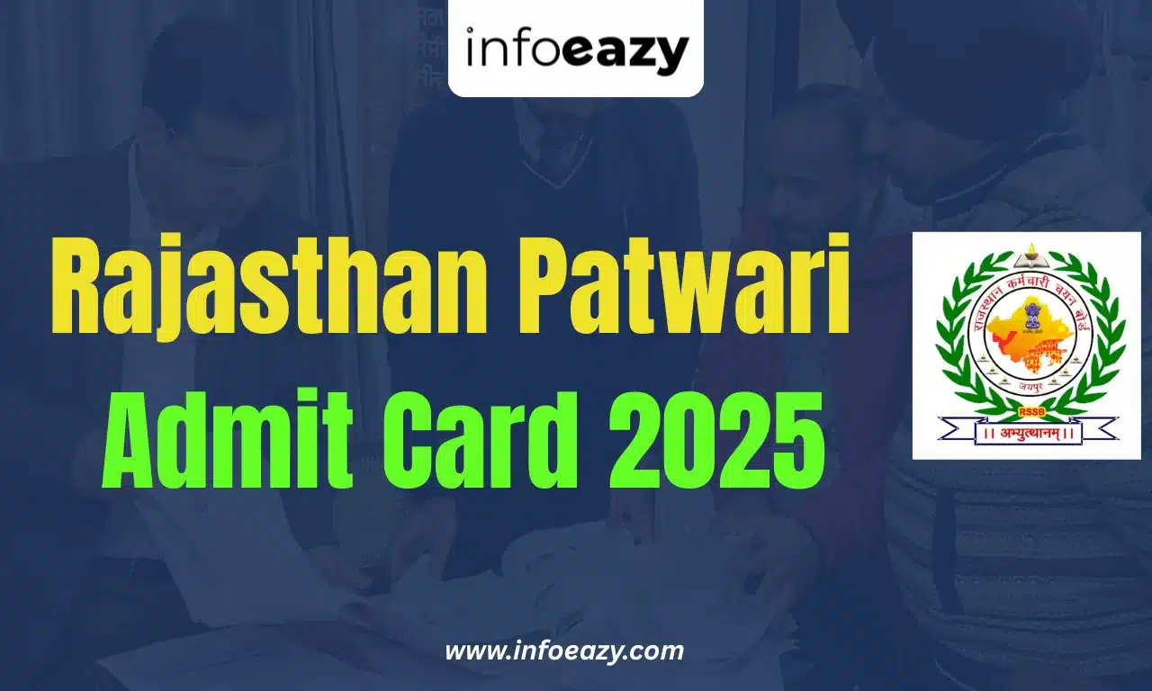 Rajasthan Patwari Admit Card 2025