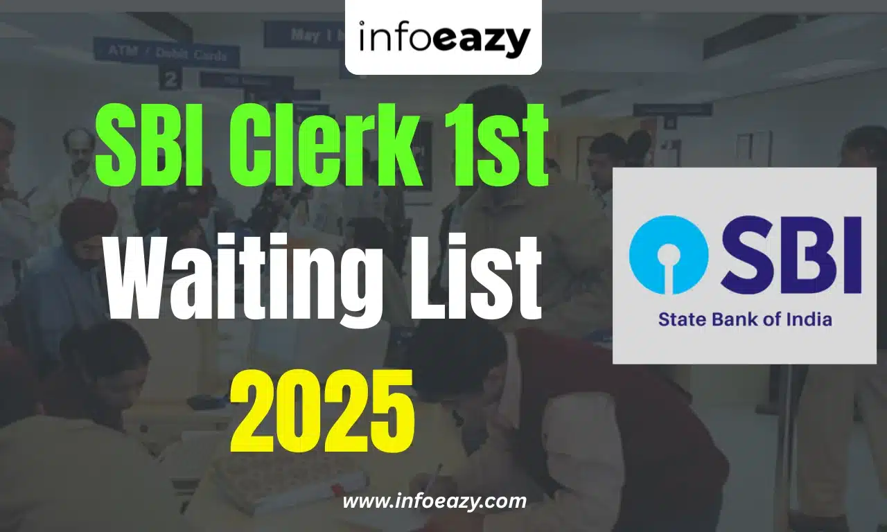 SBI Clerk 1st Waiting List 2025