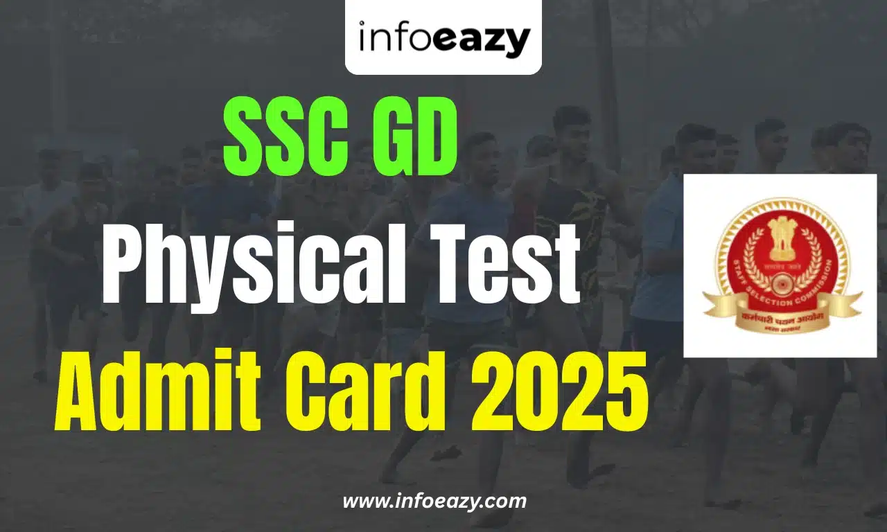 SSC GD Physical Test Admit Card 2025