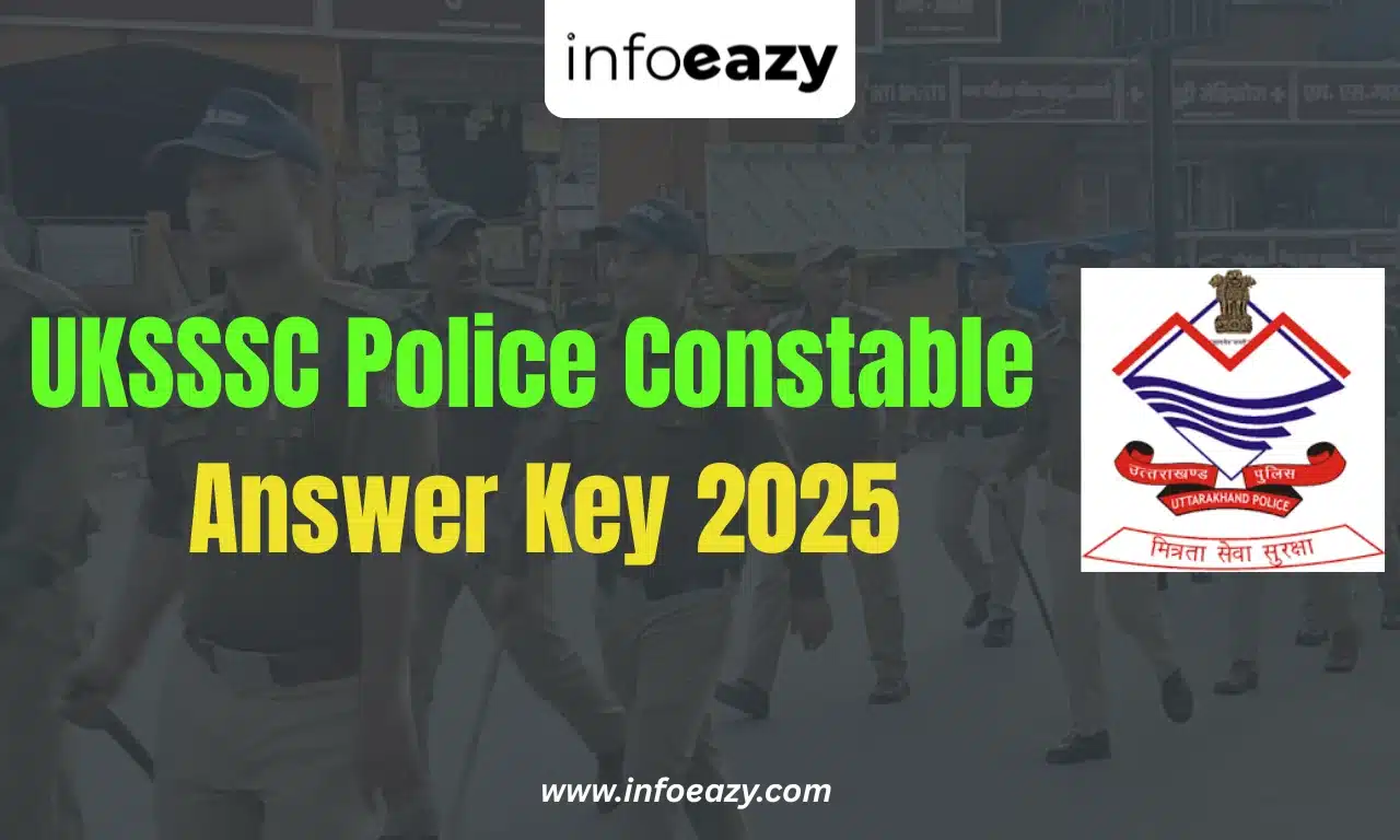 UKSSSC Police Constable Answer Key 2025