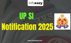 UP SI Notification 2025