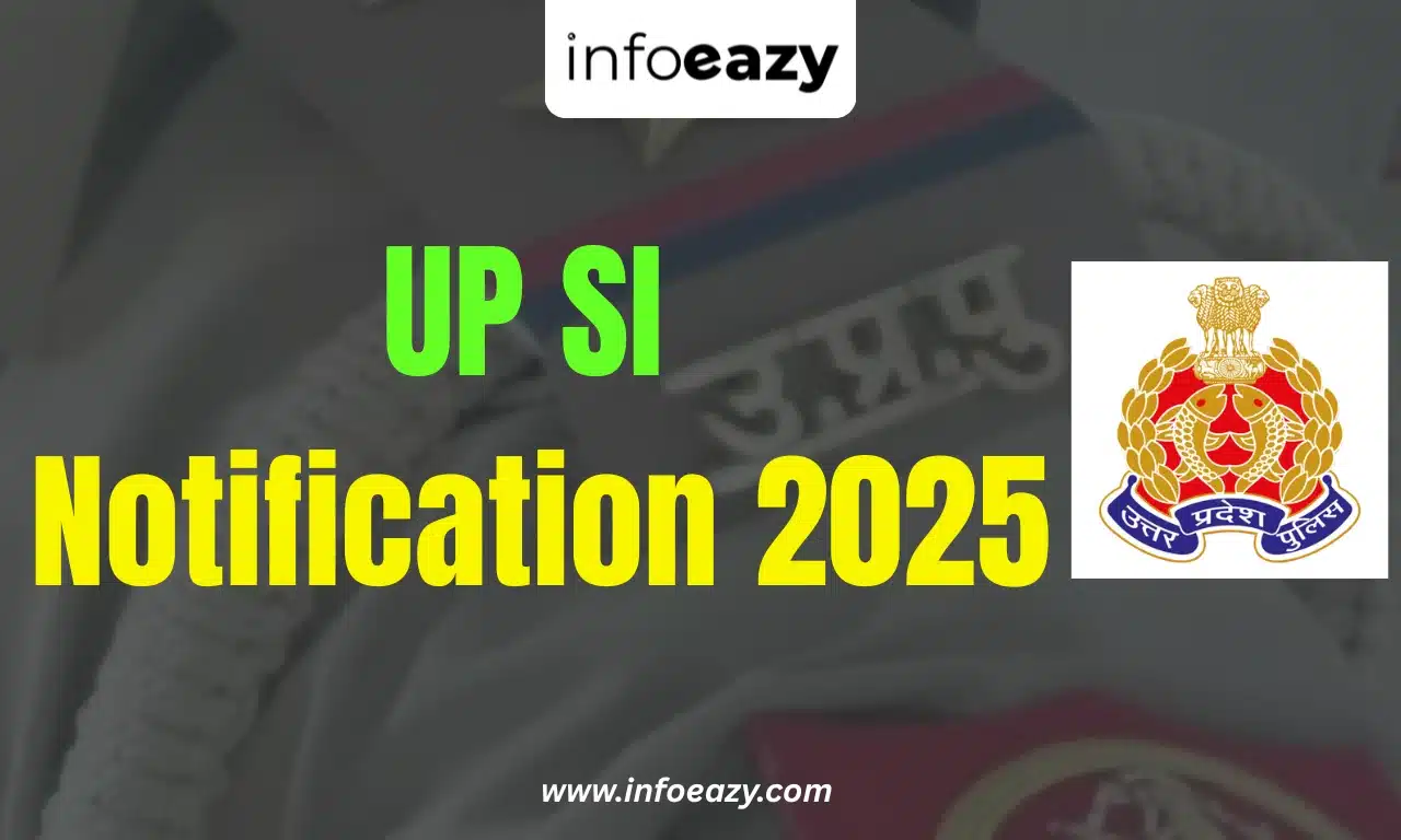 UP SI Notification 2025