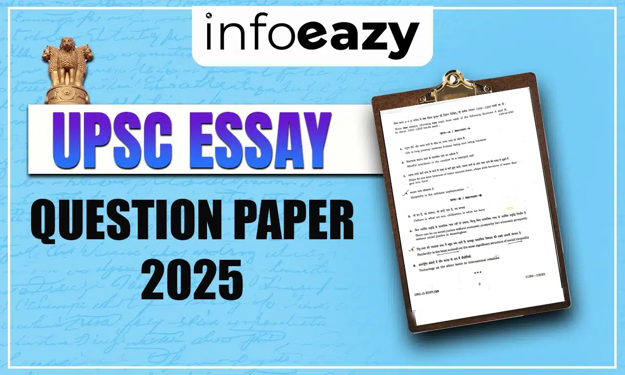 UPSC Essay Question Paper 2025