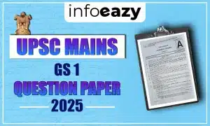 UPSC Mains GS 1 Question Paper 2025