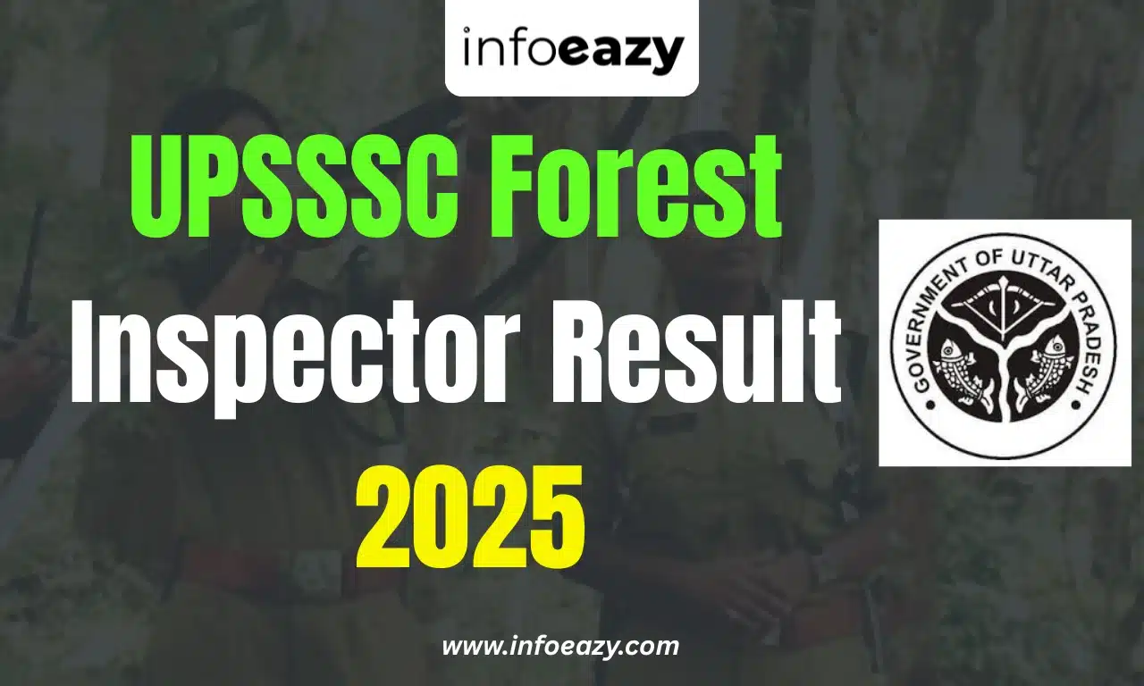 UPSSSC Forest Inspector Result 2025