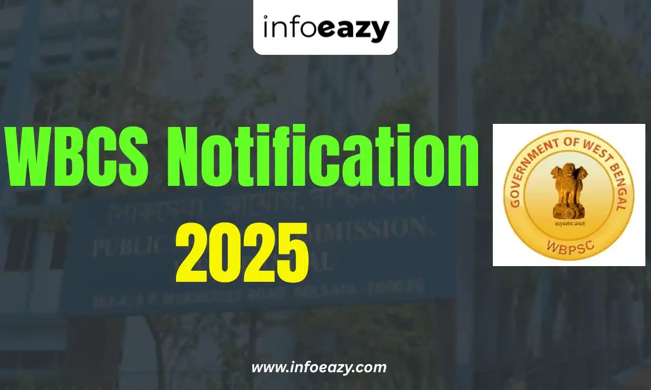 WBCS Notification 2025