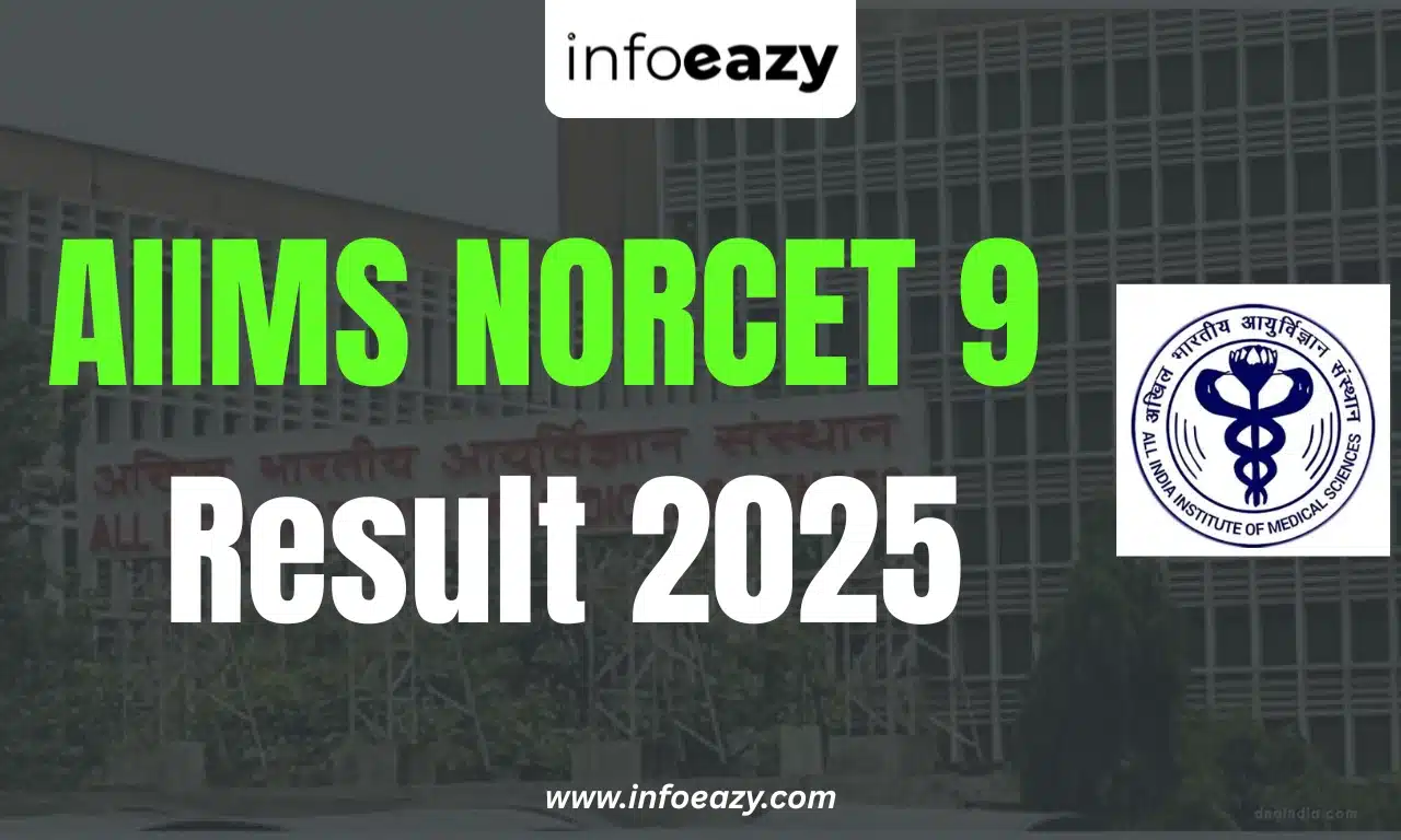 AIIMS NORCET 9 Result 2025