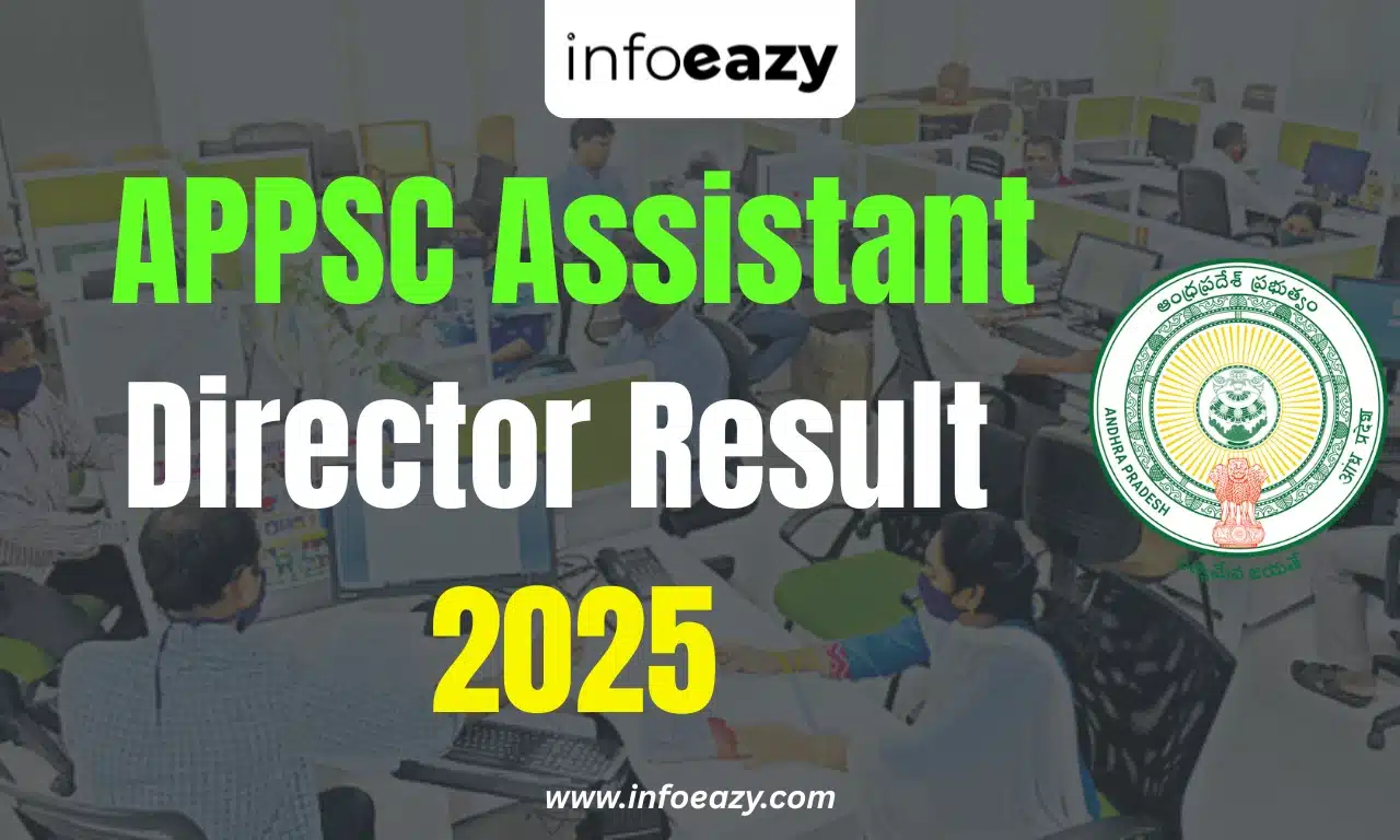APPSC Assistant Director Result 2025