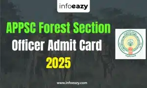 APPSC Forest Section Officer Admit Card 2025