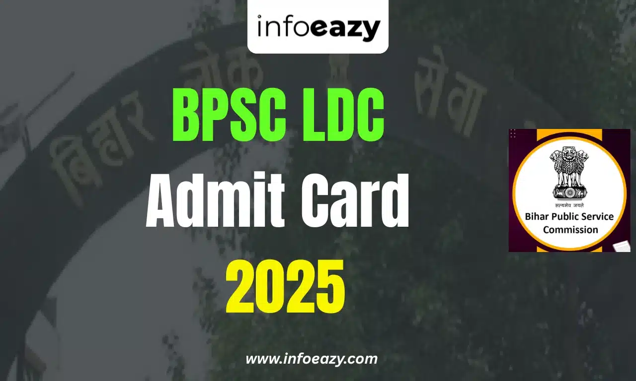 BPSC LDC Admit Card 2025