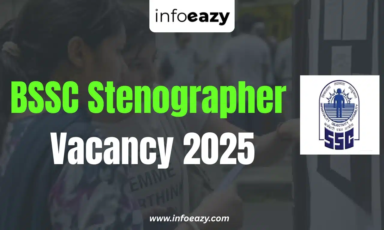 BSSC Stenographer Vacancy 2025