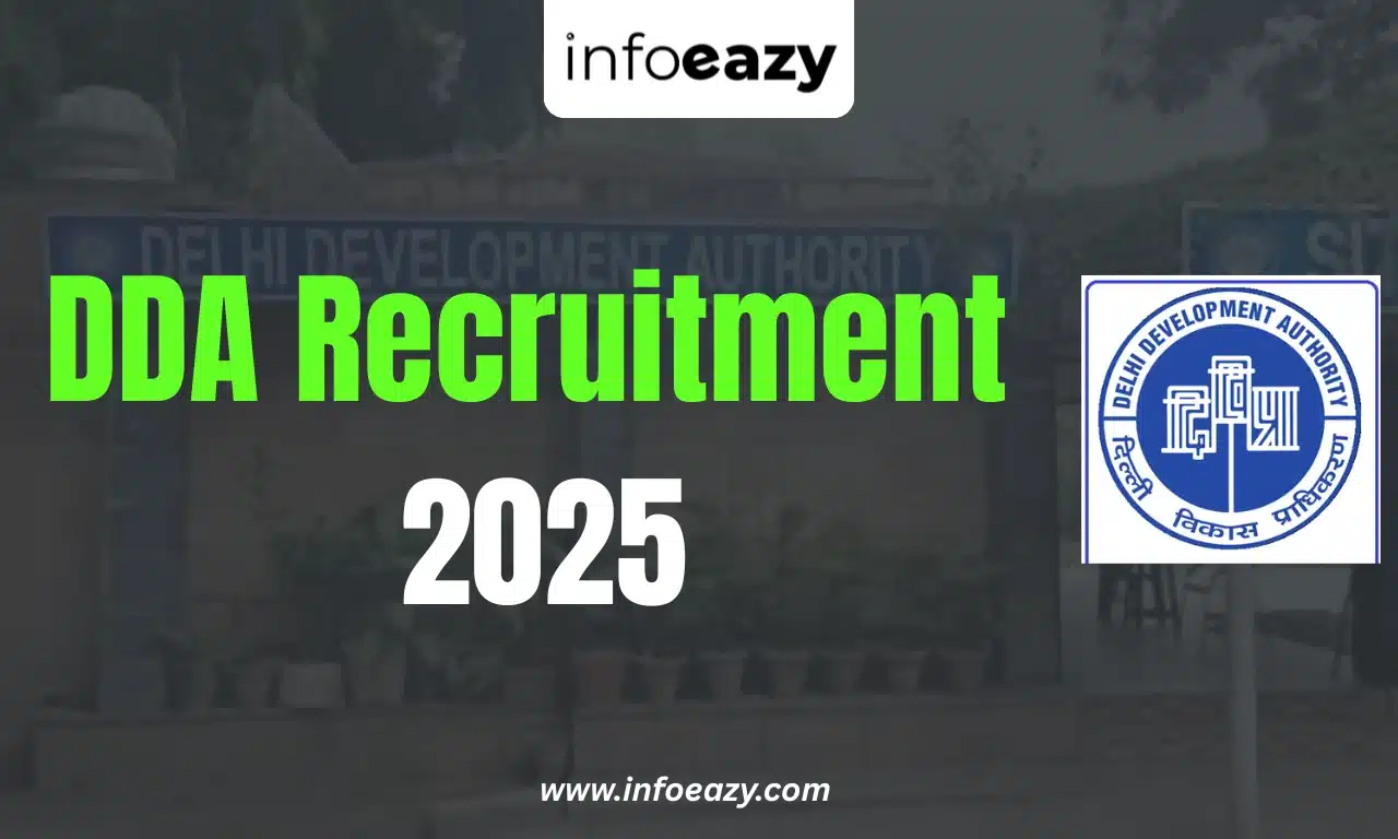 DDA Recruitment 2025