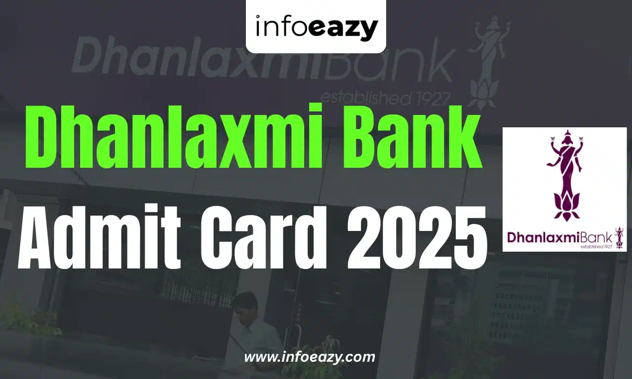 Dhanlaxmi Bank Admit Card 2025
