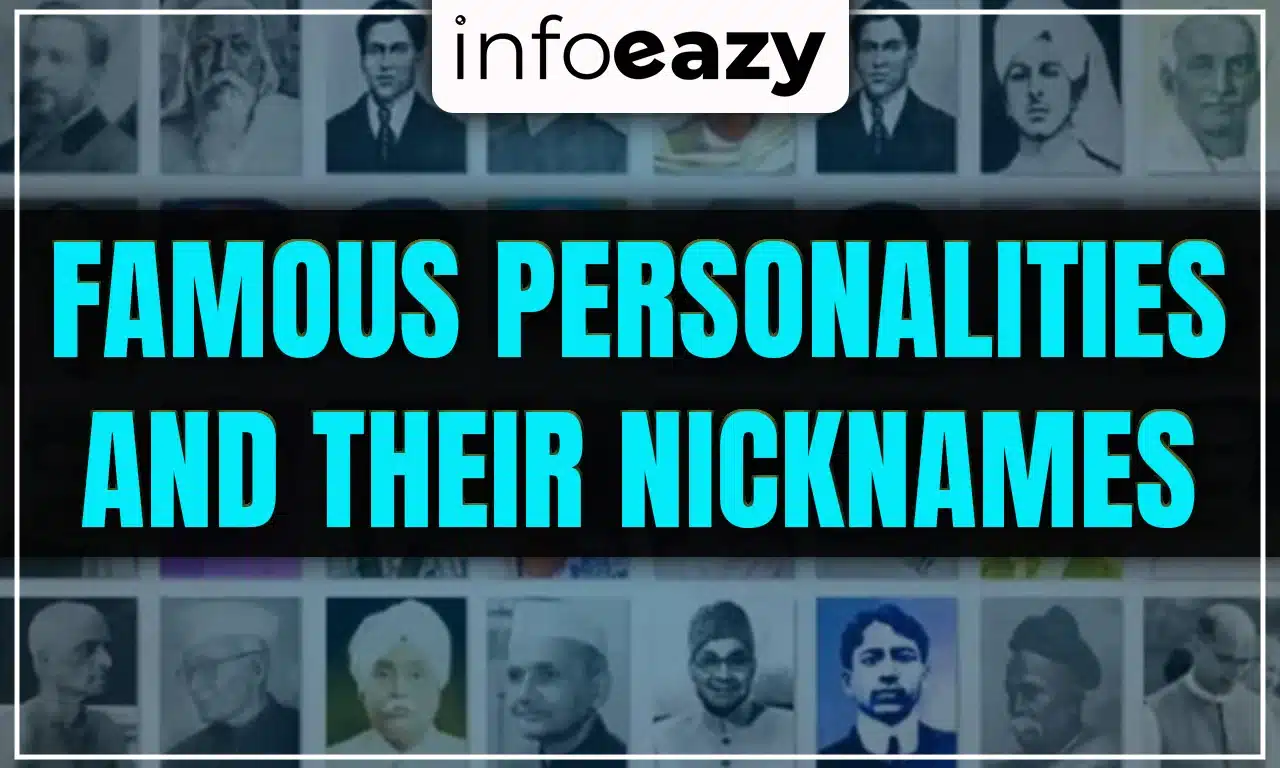 Famous Personalities and Their Nicknames