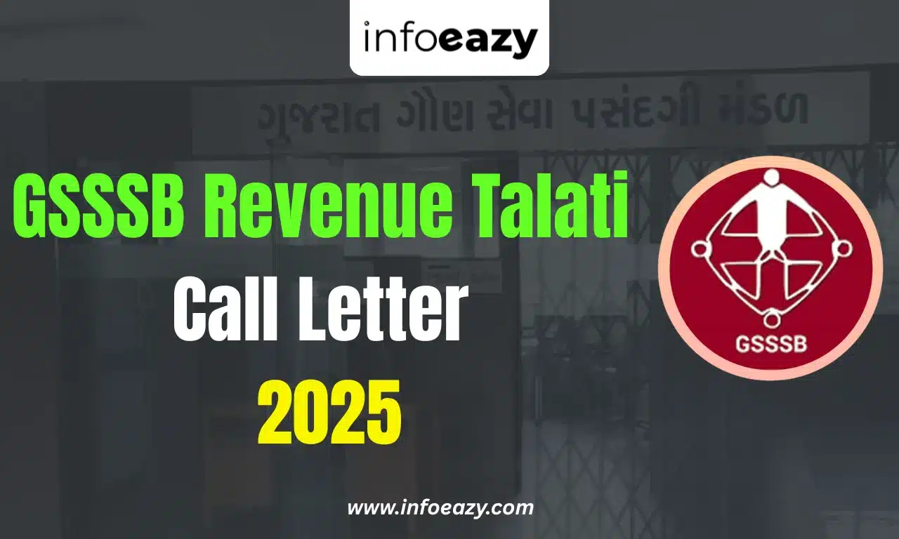 GSSSB Revenue Talati Call Letter 2025
