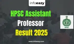 HPSC Assistant Professor Result 2025