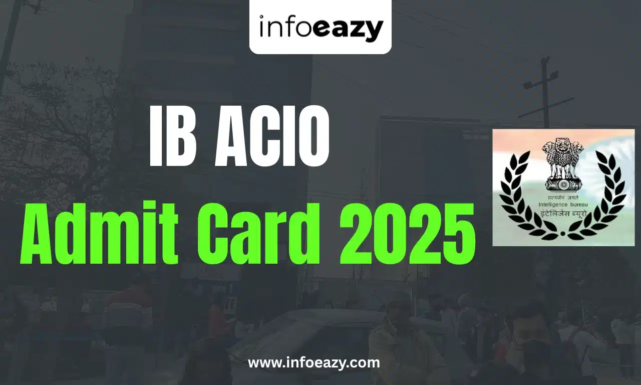 IB ACIO Admit Card 2025