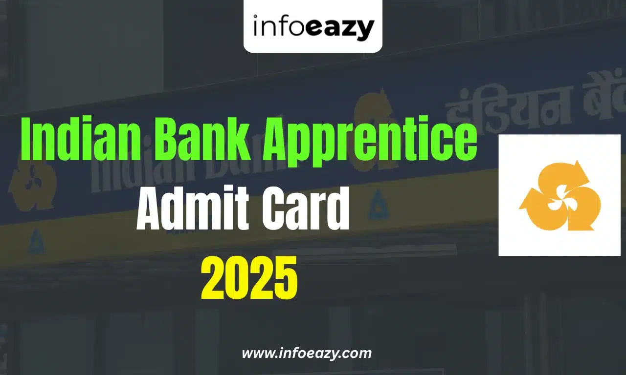 Indian Bank Apprentice Admit Card 2025