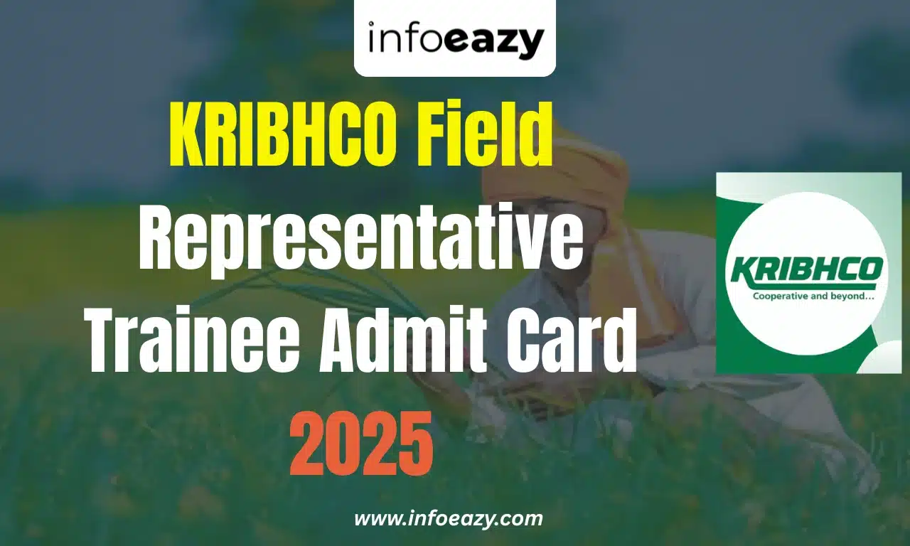 KRIBHCO Field Representative Trainee Admit Card 2025