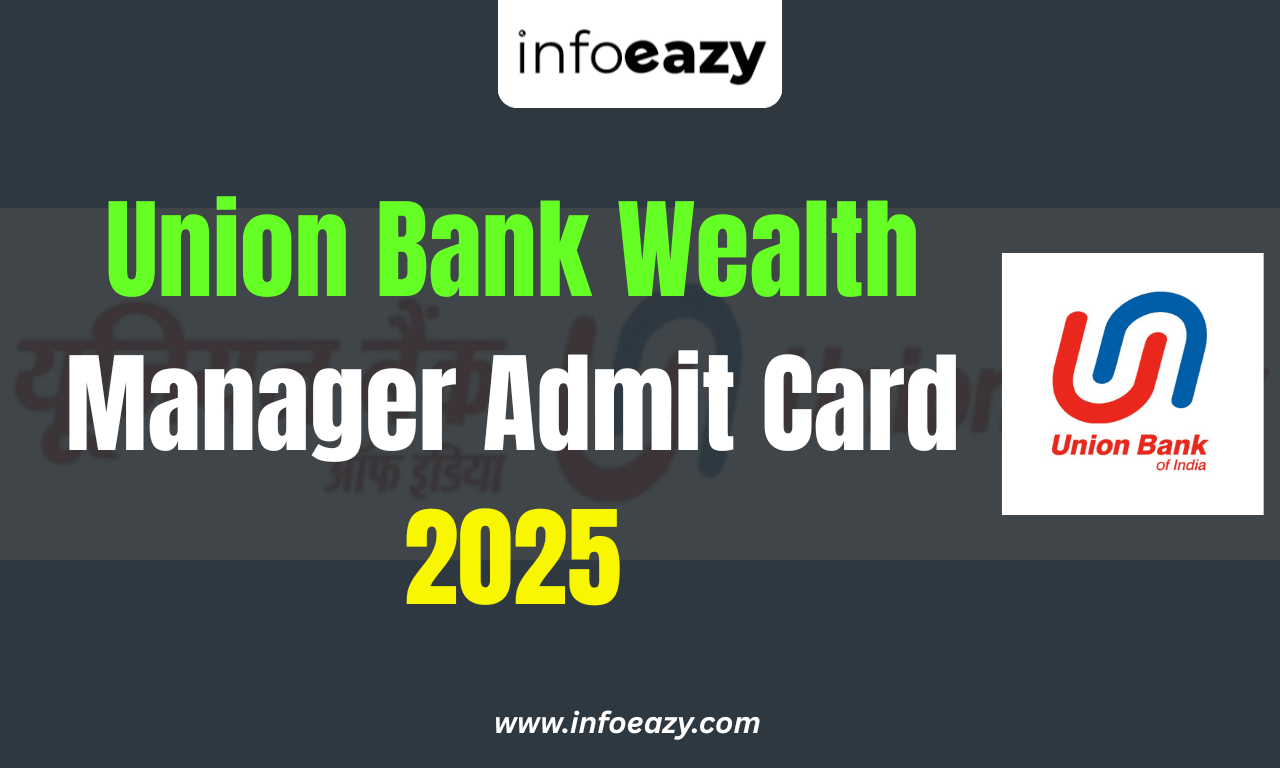 Union Bank Wealth Manager Admit Card 2025